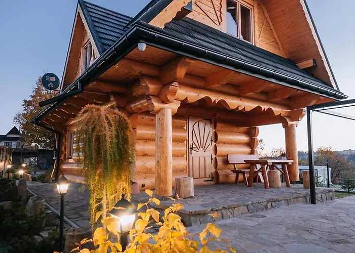 בקתה Drewniany - *